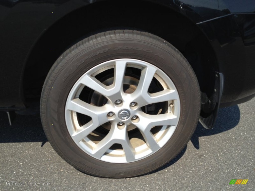 2011 Rogue SL AWD - Wicked Black / Black photo #4