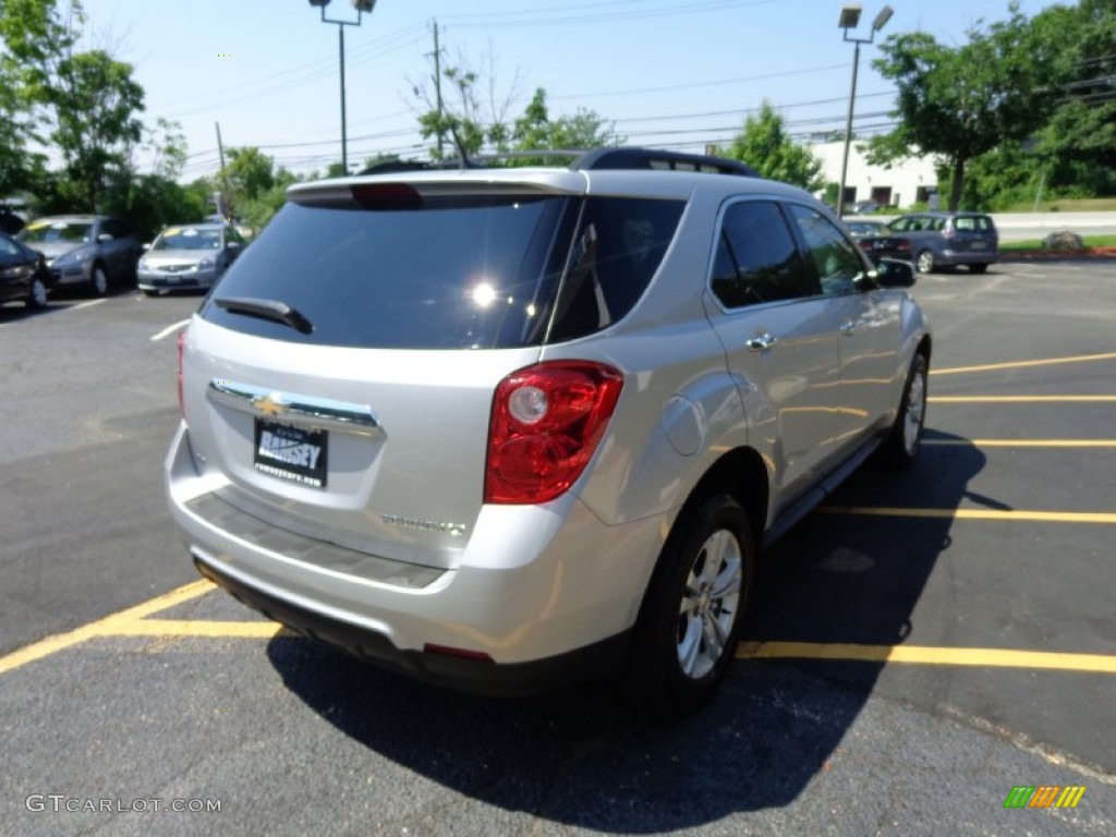 2010 Equinox LT AWD - Silver Ice Metallic / Jet Black photo #5