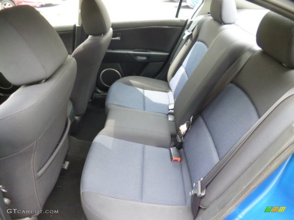 2005 MAZDA3 s Sedan - Winning Blue Mica / Black/Blue photo #14