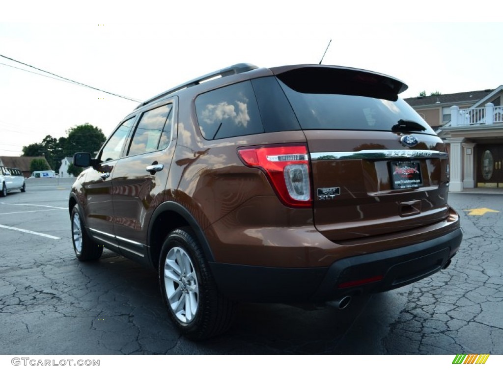 2011 Explorer XLT 4WD - Golden Bronze Metallic / Charcoal Black photo #7