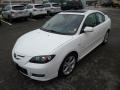 2008 Crystal White Pearl Mica Mazda MAZDA3 s Grand Touring Sedan  photo #3