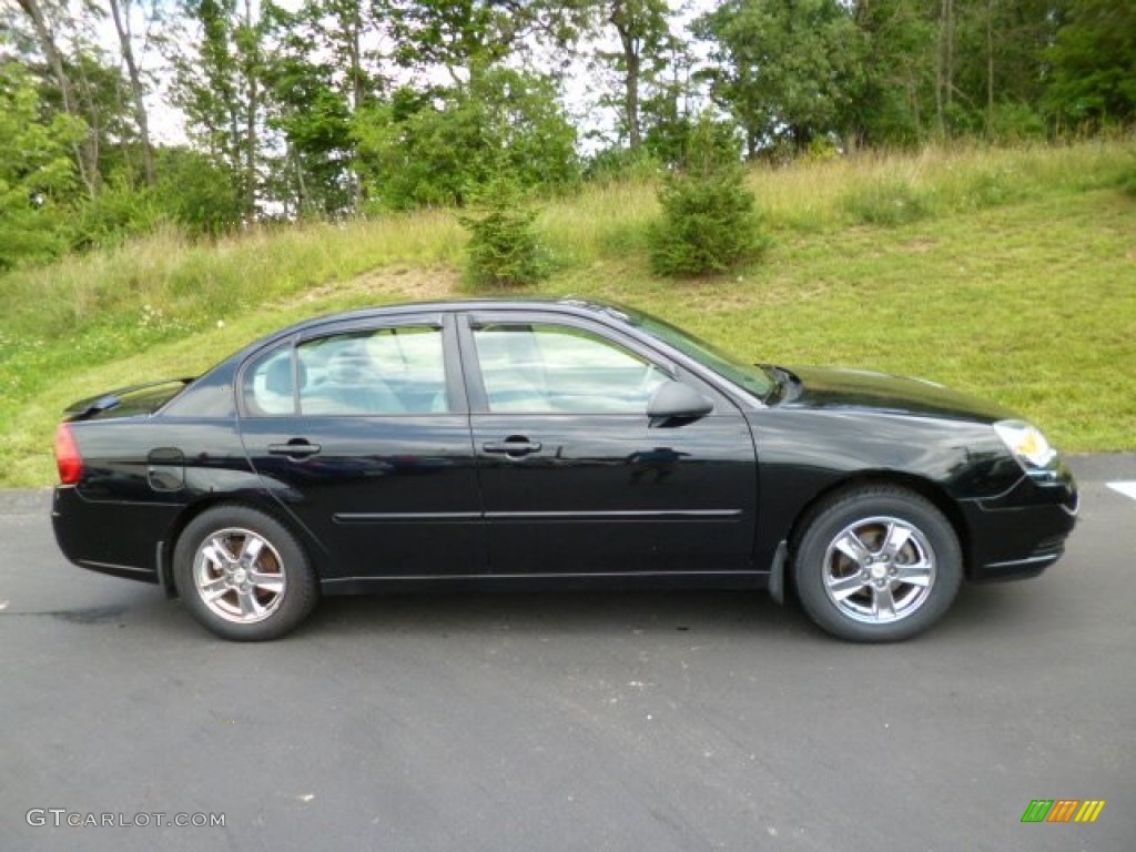 2005 Malibu LS V6 Sedan - Black / Gray photo #8