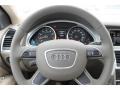 Cardamom Beige Steering Wheel Photo for 2014 Audi Q7 #83529399