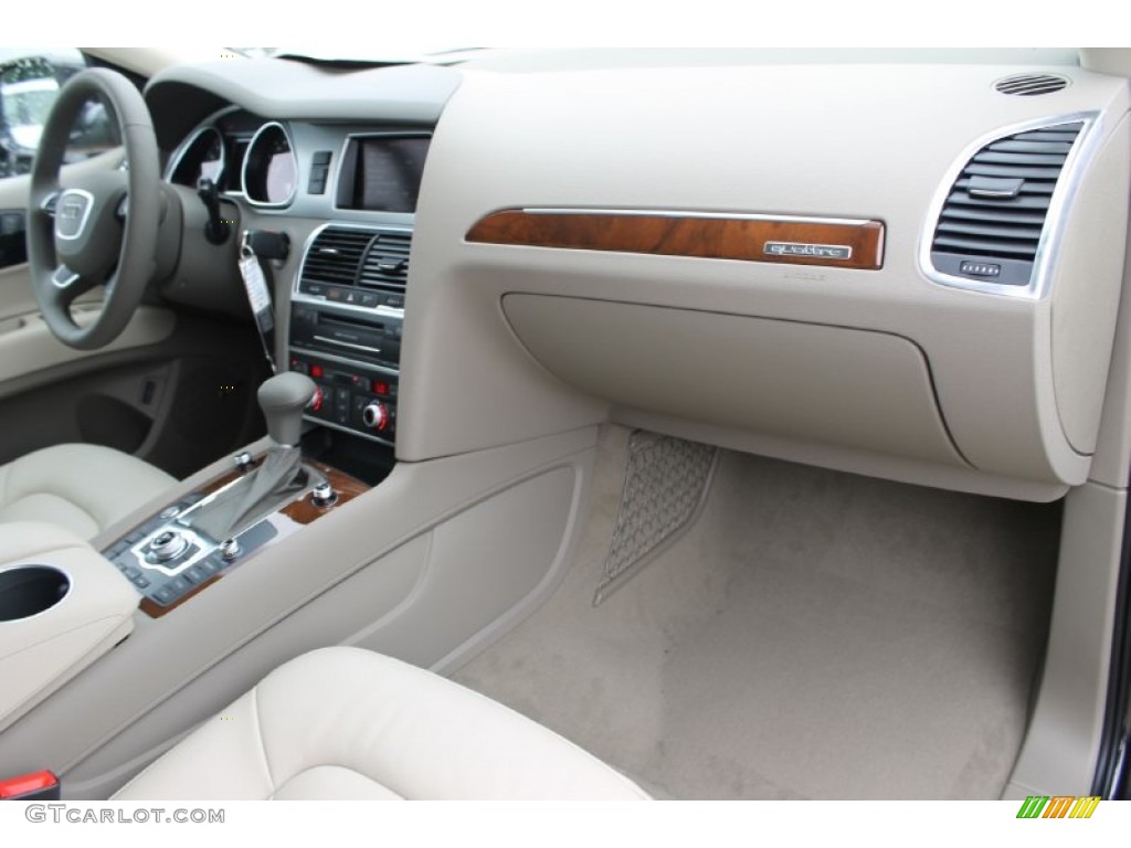 2014 Audi Q7 3.0 TFSI quattro Cardamom Beige Dashboard Photo #83529684
