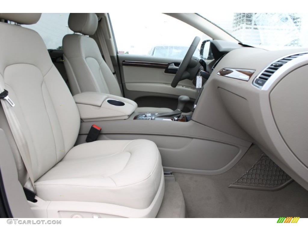 Cardamom Beige Interior 2014 Audi Q7 3.0 TFSI quattro Photo #83529702