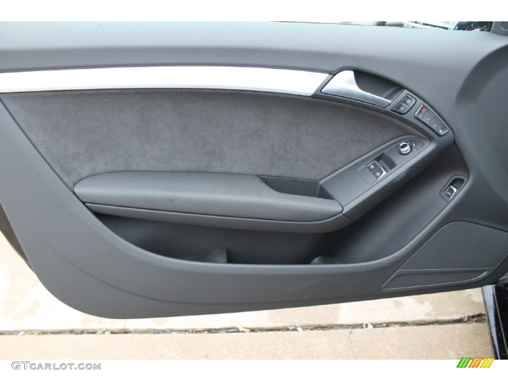 2014 Audi S5 3.0T Premium Plus quattro Coupe Black Door Panel Photo #83530038