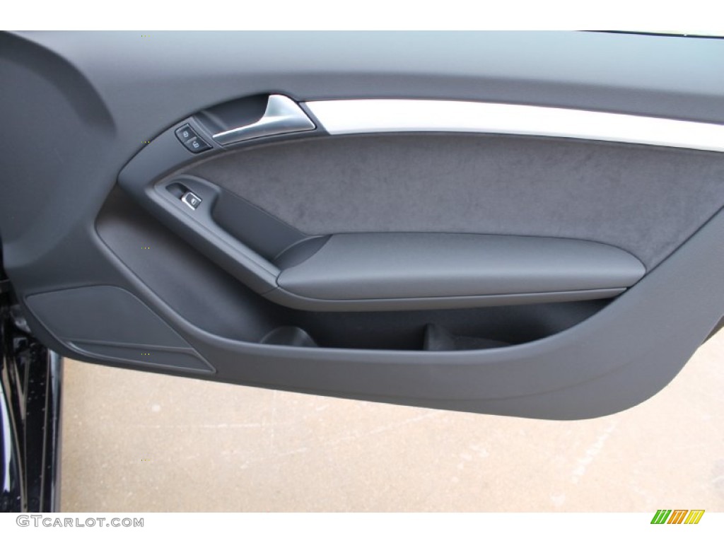 2014 Audi S5 3.0T Premium Plus quattro Coupe Black Door Panel Photo #83530464