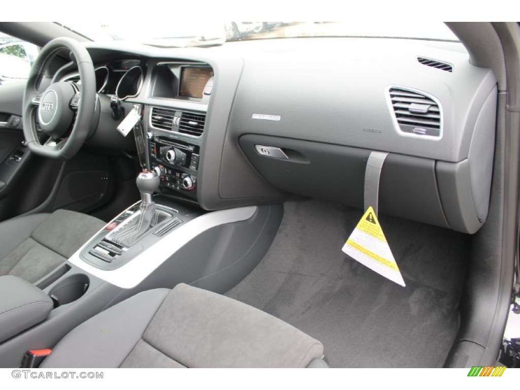 2014 Audi S5 3.0T Premium Plus quattro Coupe Black Dashboard Photo #83530509