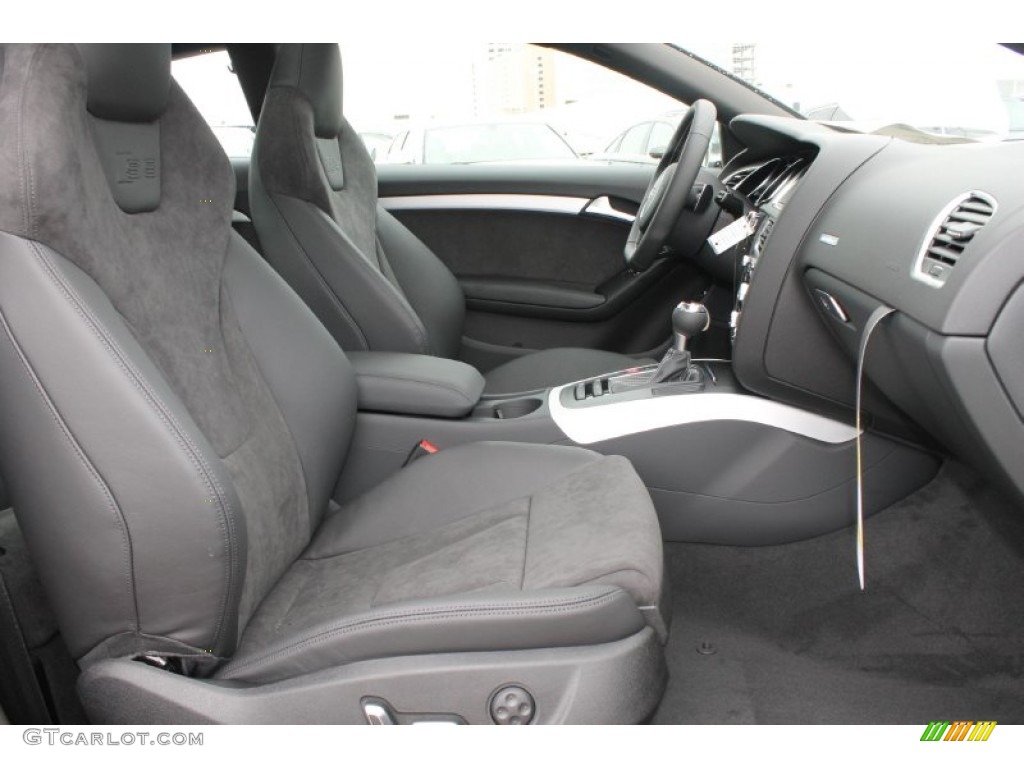 Black Interior 2014 Audi S5 3.0T Premium Plus quattro Coupe Photo #83530533
