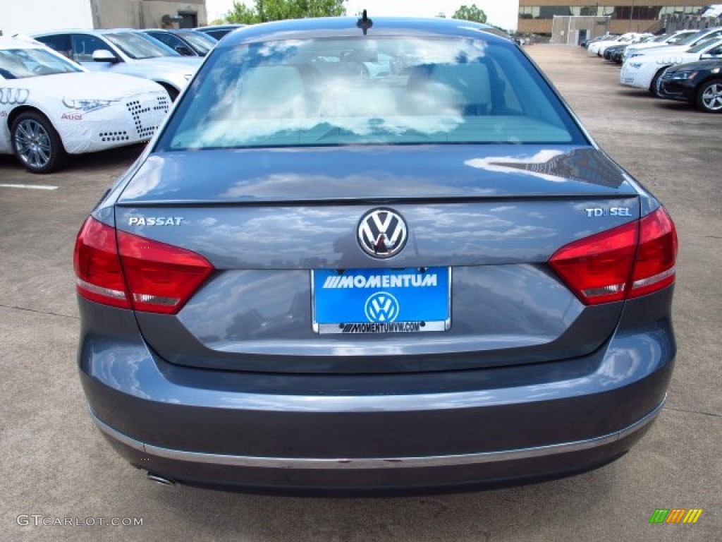 2013 Passat TDI SEL - Platinum Gray Metallic / Moonrock Gray photo #7