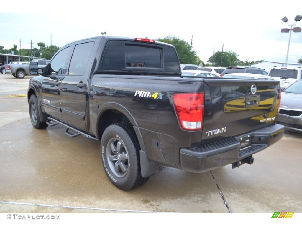 Galaxy Black 2013 Nissan Titan Pro-4X Crew Cab 4x4 Exterior Photo #83531412