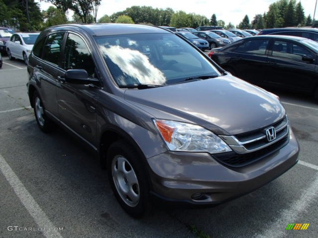 2010 CR-V LX AWD - Urban Titanium Metallic / Black photo #1