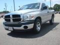 Bright Silver Metallic 2008 Dodge Ram 1500 SXT Regular Cab