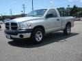 2008 Bright Silver Metallic Dodge Ram 1500 SXT Regular Cab  photo #2