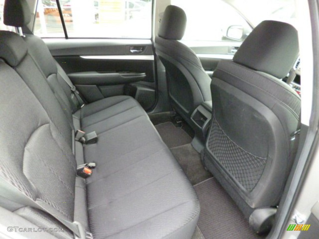 2011 Outback 2.5i Wagon - Steel Silver Metallic / Off Black photo #5