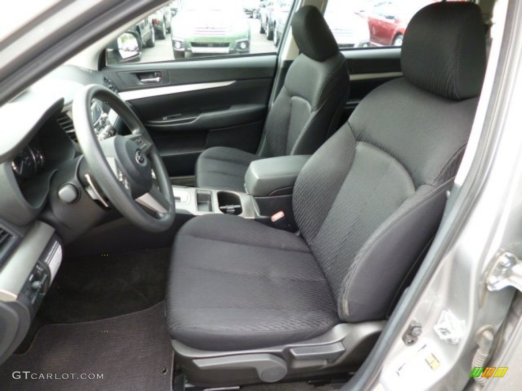 2011 Outback 2.5i Wagon - Steel Silver Metallic / Off Black photo #7