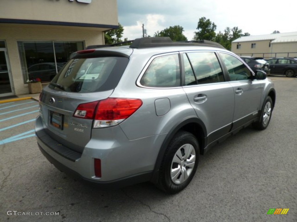2011 Outback 2.5i Wagon - Steel Silver Metallic / Off Black photo #11
