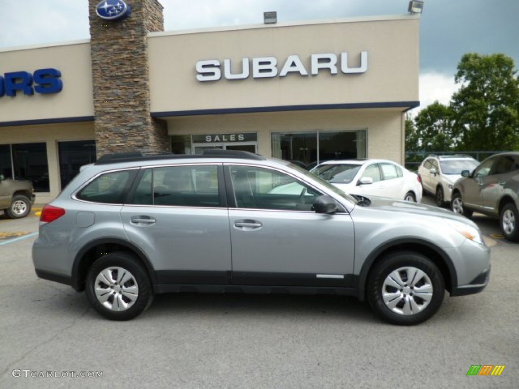 2011 Outback 2.5i Wagon - Steel Silver Metallic / Off Black photo #12