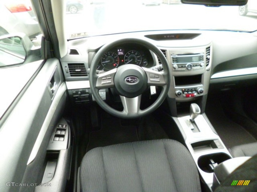 2011 Outback 2.5i Wagon - Steel Silver Metallic / Off Black photo #15