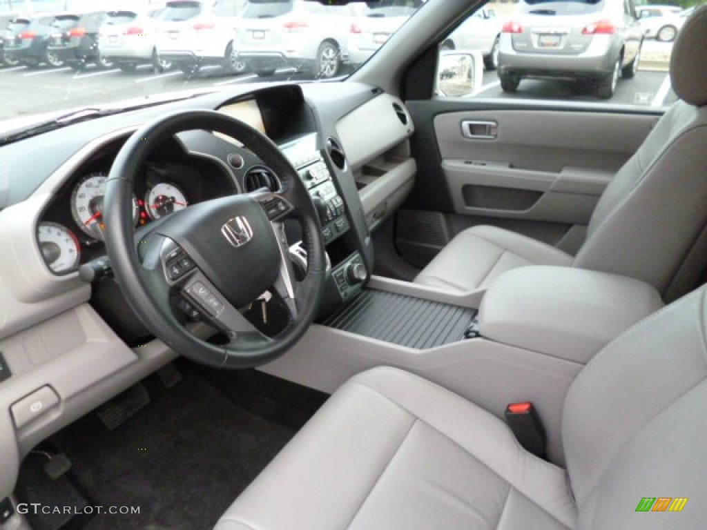 Gray Interior 2011 Honda Pilot EX-L 4WD Photo #83533259