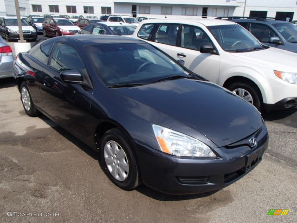 2004 Accord LX Coupe - Graphite Pearl / Black photo #1