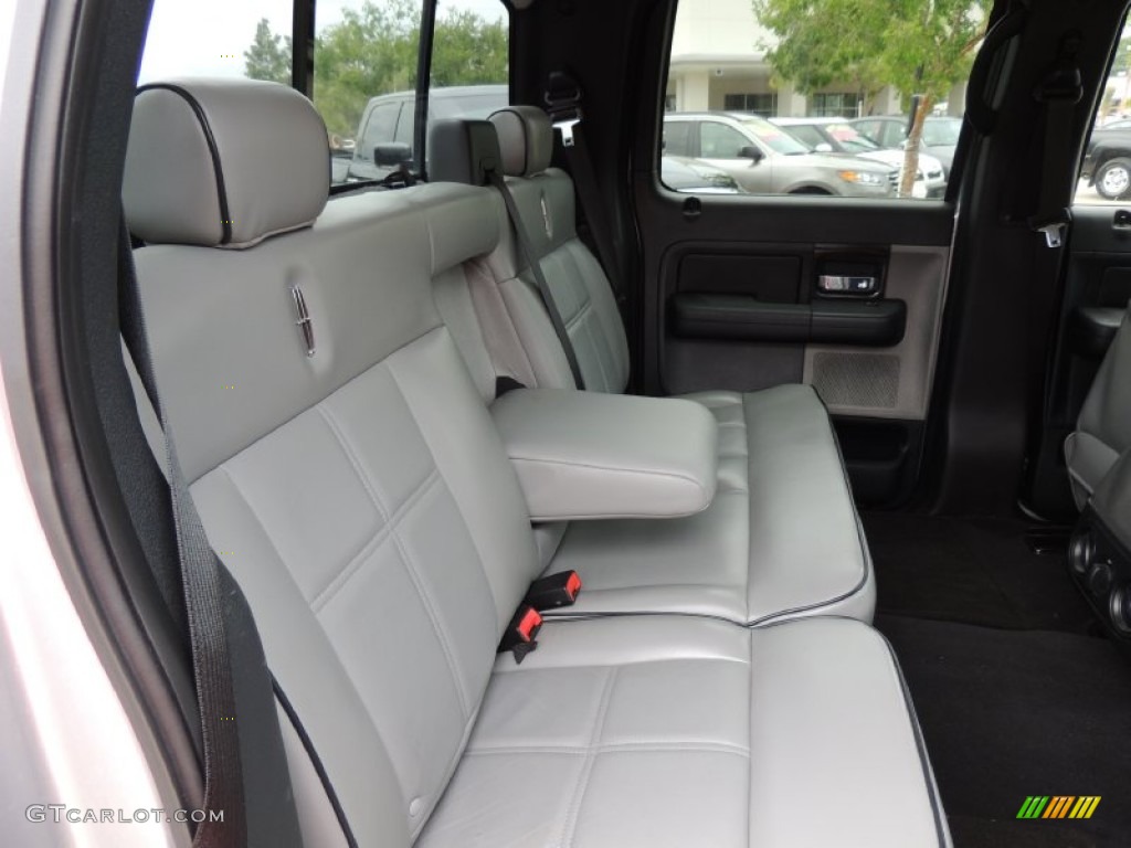 Dove Grey/Black Piping Interior 2008 Lincoln Mark LT SuperCrew Photo #83533569