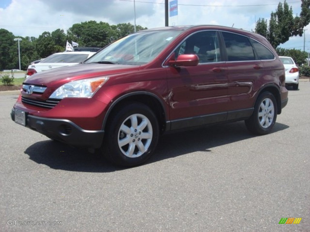 2008 CR-V EX-L 4WD - Tango Red Pearl / Gray photo #2