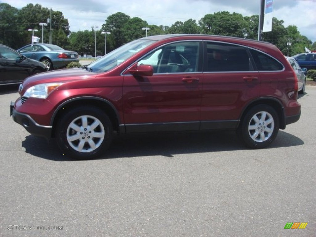 2008 CR-V EX-L 4WD - Tango Red Pearl / Gray photo #3