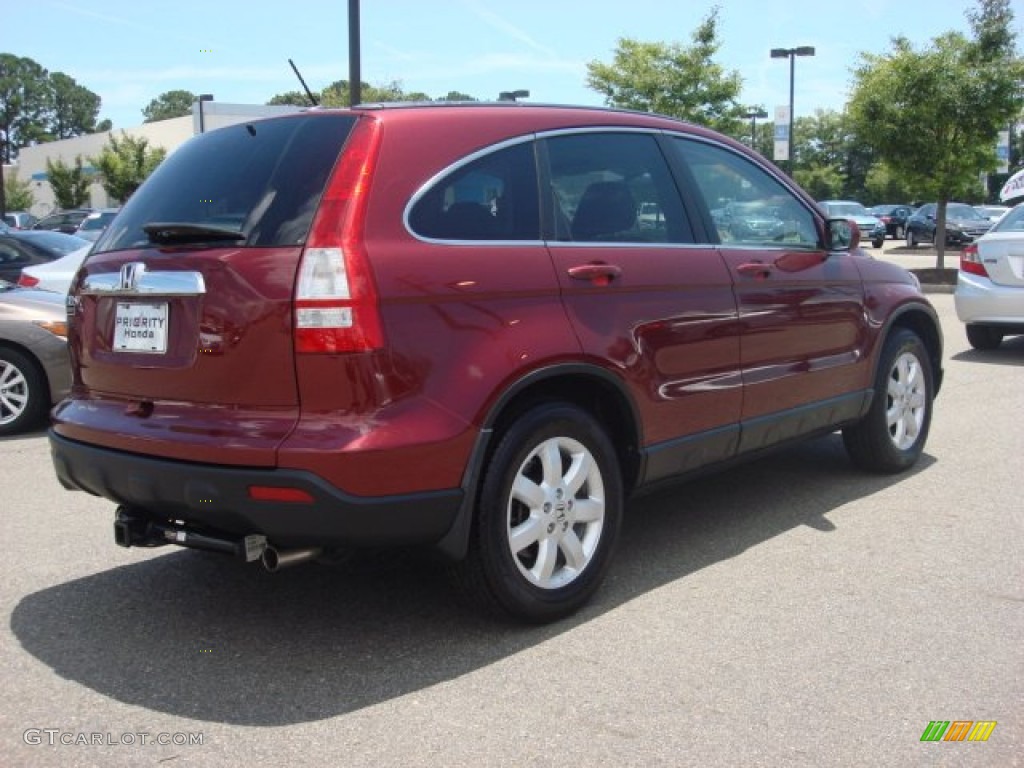 2008 CR-V EX-L 4WD - Tango Red Pearl / Gray photo #6