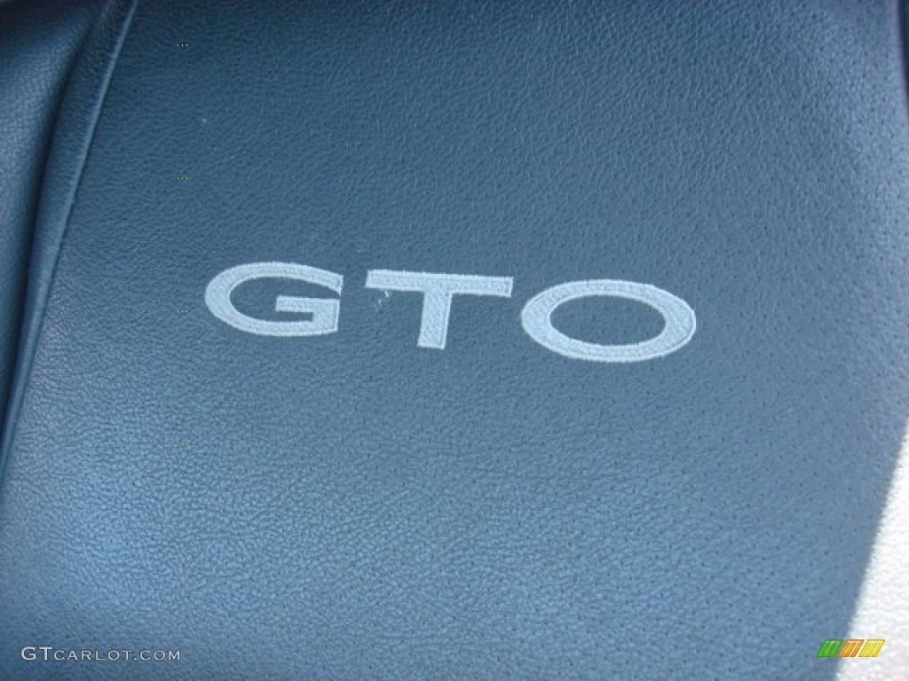 2005 GTO Coupe - Midnight Blue Metallic / Black photo #11