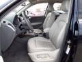2010 Audi Q5 Cardamom Beige Interior Front Seat Photo