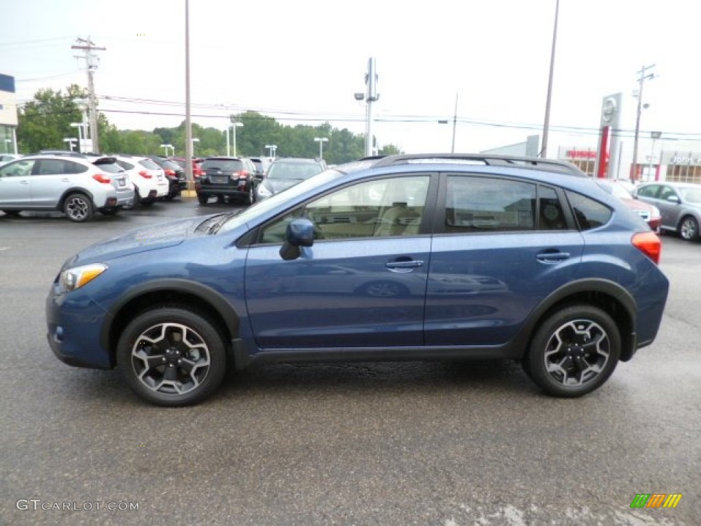 2013 XV Crosstrek 2.0 Premium - Marine Blue Pearl / Ivory photo #4