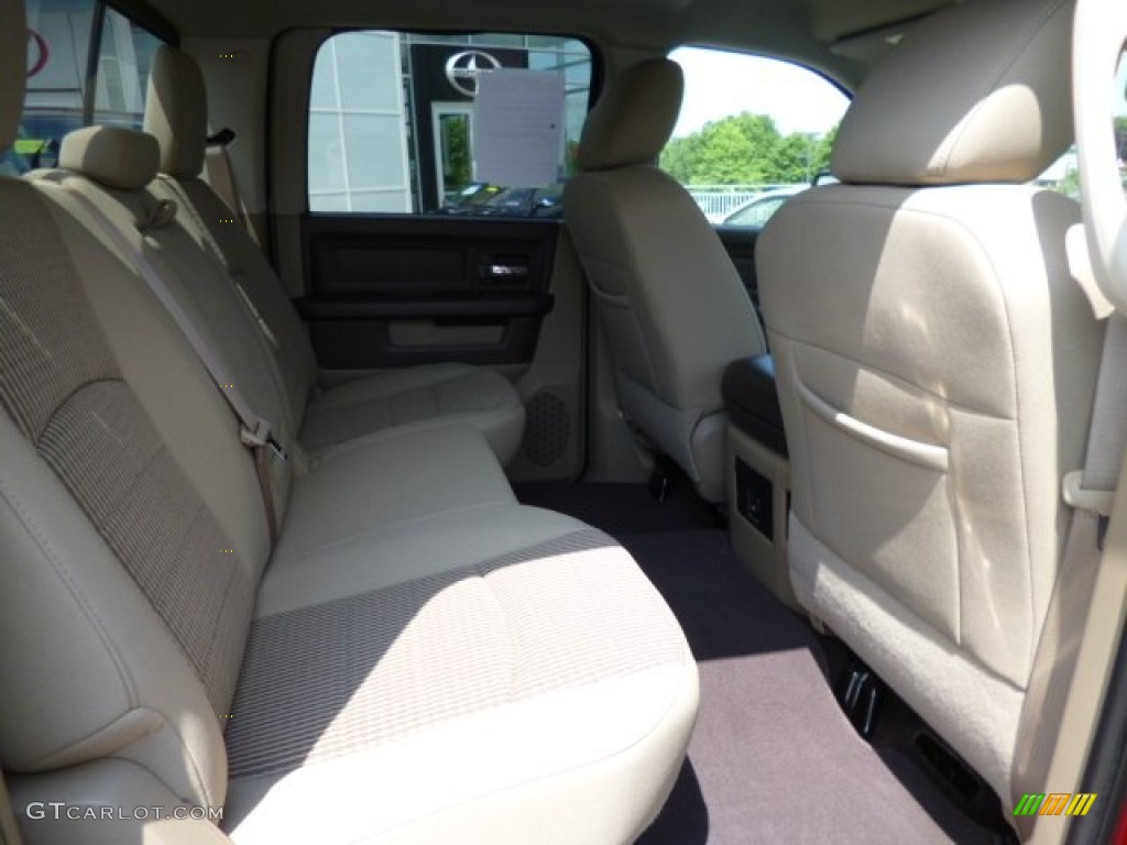 2011 Ram 1500 Big Horn Crew Cab 4x4 - Deep Cherry Red Crystal Pearl / Light Pebble Beige/Bark Brown photo #11