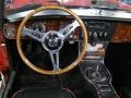 1966 Austin Healey 3000 MKIII BJ8, Red/Black / Black, Steering Wheel