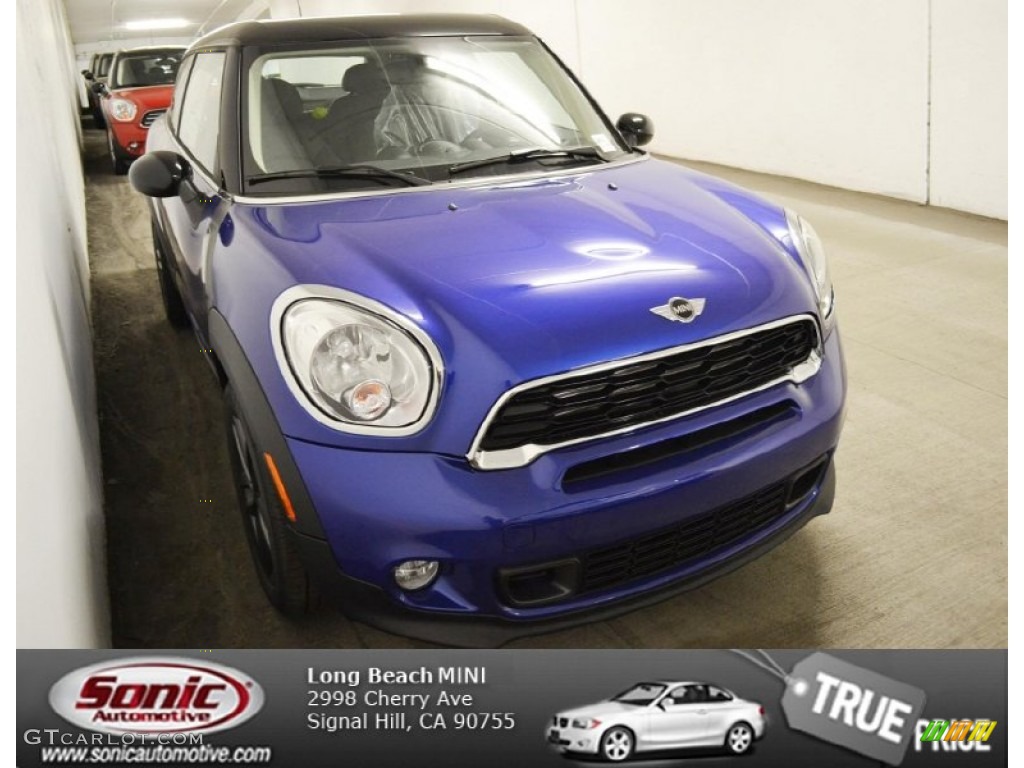 2013 Cooper S Paceman - Starlight Blue Metallic / Carbon Black photo #1
