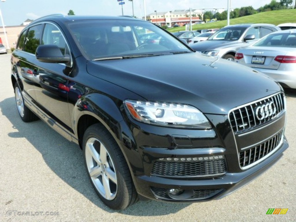Night Black 2014 Audi Q7 3.0 TFSI quattro Exterior Photo #83539134