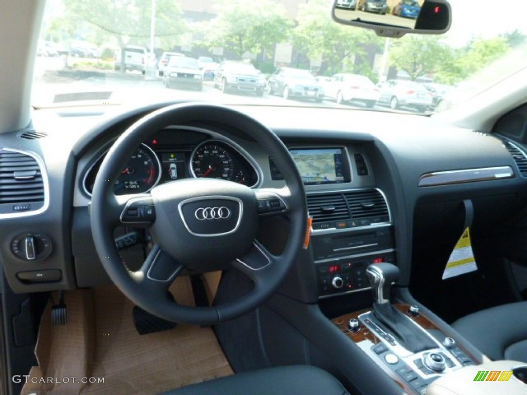 2014 Audi Q7 3.0 TFSI quattro Black Dashboard Photo #83539251