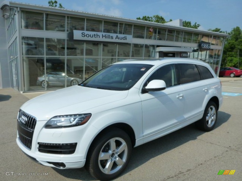 2014 Q7 3.0 TDI quattro - Glacier White Metallic / Espresso photo #1