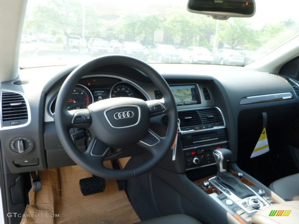 2014 Audi Q7 3.0 TDI quattro Espresso Dashboard Photo #83539611