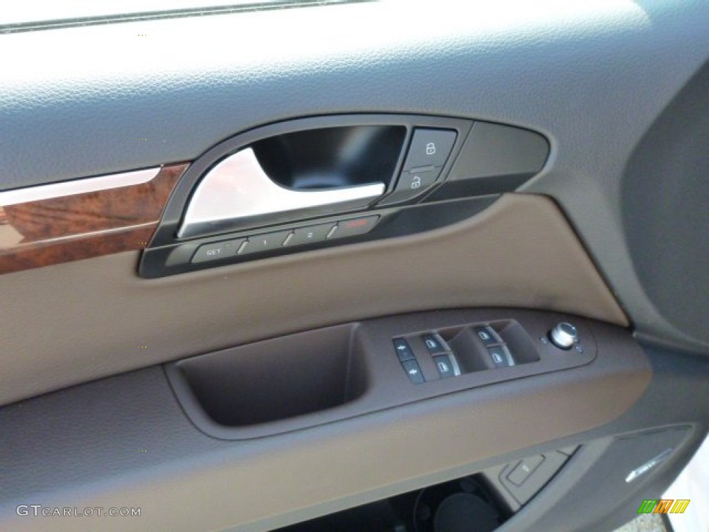 2014 Audi Q7 3.0 TDI quattro Espresso Door Panel Photo #83539635