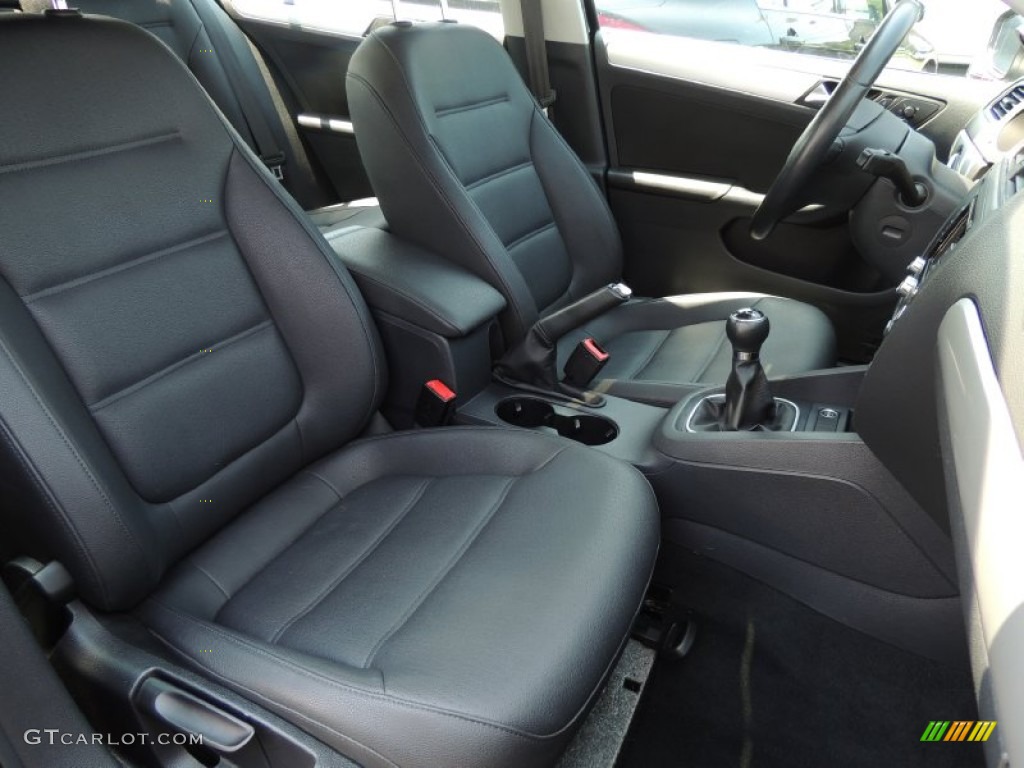 Titan Black Interior 2011 Volkswagen Jetta SEL Sedan Photo #83540127