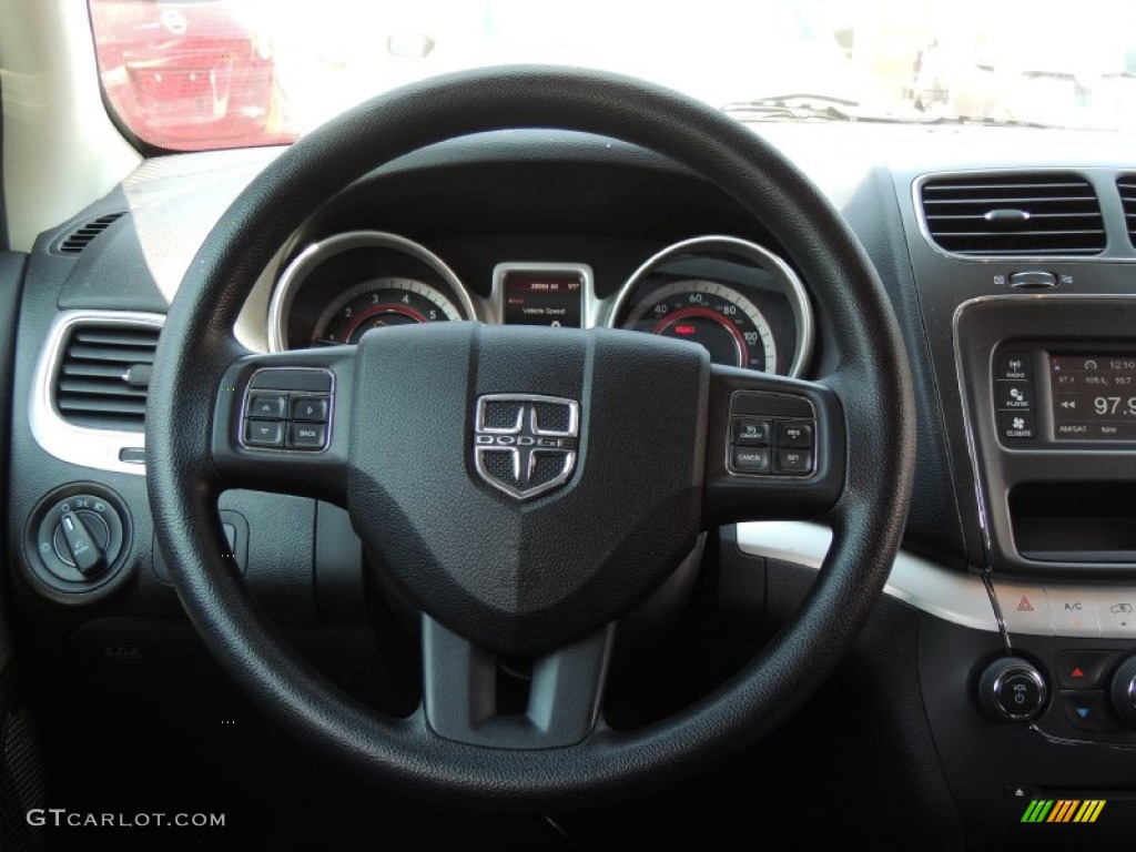 2012 Journey SXT - White / Black photo #13