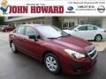 Camellia Red Pearl 2013 Subaru Impreza 2.0i 4 Door