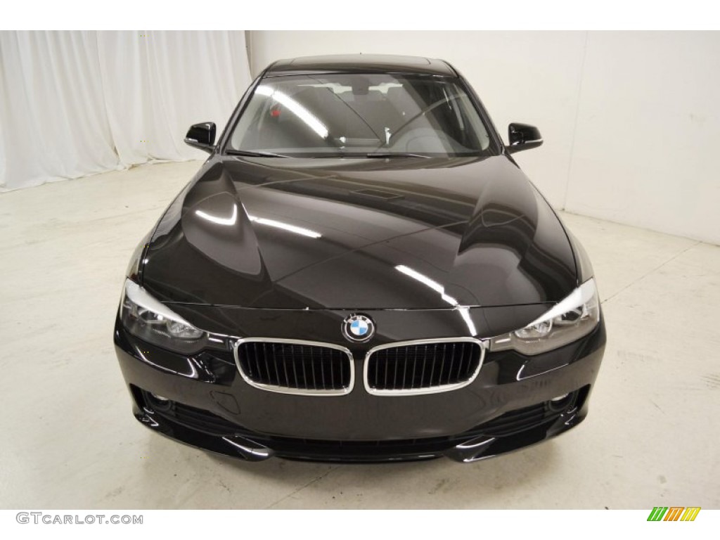 2013 3 Series 320i Sedan - Jet Black / Black photo #4