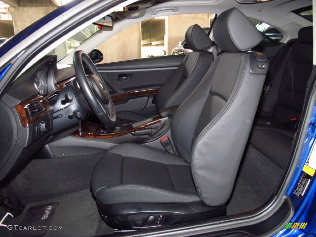 Black Interior 2008 BMW 3 Series 335i Coupe Photo #83541171