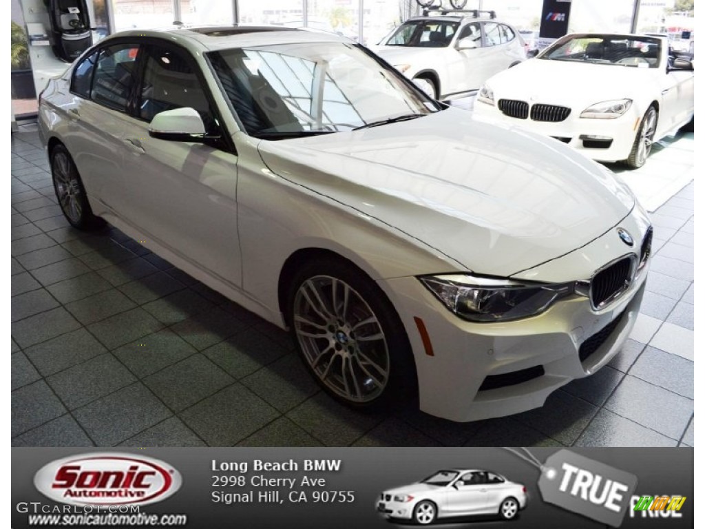 2013 3 Series ActiveHybrid 3 Sedan - Alpine White / Black photo #1