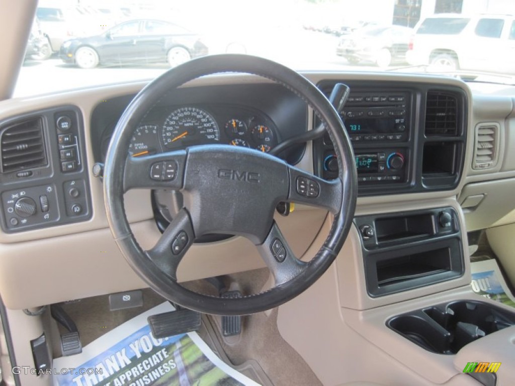 2005 Sierra 1500 SLT Crew Cab 4x4 - Sand Beige Metallic / Neutral photo #9