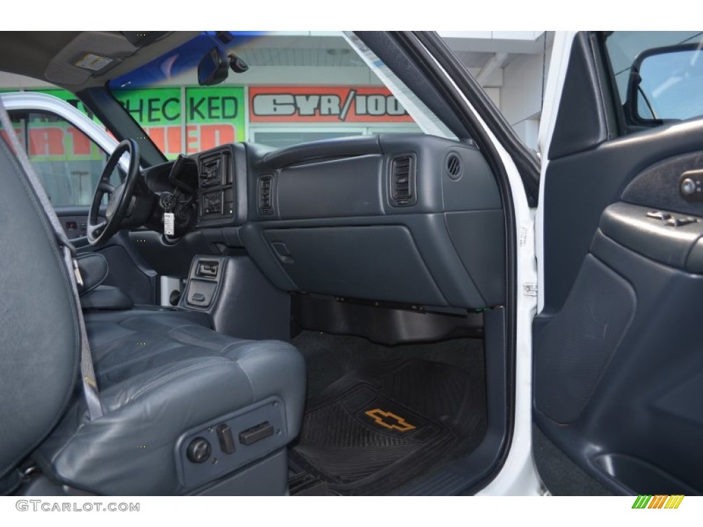 2001 Silverado 1500 LT Extended Cab - Summit White / Graphite photo #13