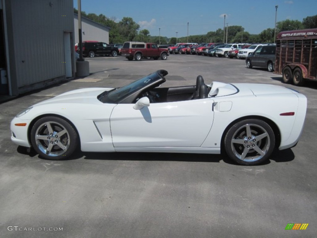 Arctic White Chevrolet Corvette