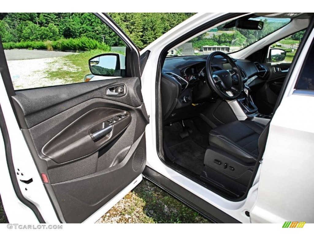 2013 Escape SEL 2.0L EcoBoost 4WD - White Platinum Metallic Tri-Coat / Charcoal Black photo #21